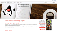 Desktop Screenshot of developinjava.com
