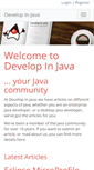 Mobile Screenshot of developinjava.com